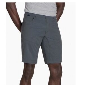 Kuhl Silencr Short  42 Black Hiking Cargo Technical Stretch UPF 50+ Water Res